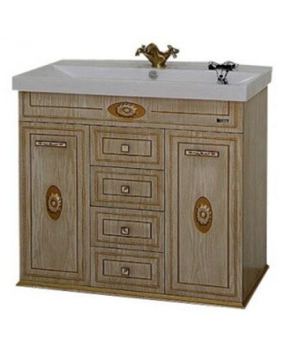 Roma - 75 Тумба с 4 ящ. ясень патина