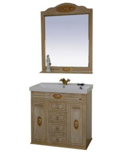 Roma - 75 Тумба с 4 ящ. ясень патина