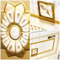 Roma - 75 Тумба с 4 ящ. ясень патина