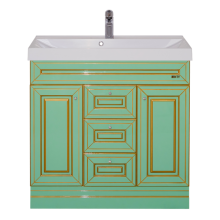 Vena - 75 Тумба с 3 ящ.салатовая/ патина