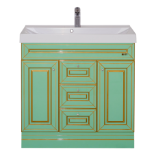 Vena - 75 Тумба с 3 ящ.салатовая/ патина