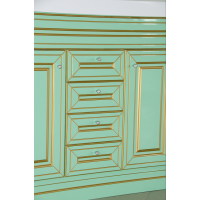 Vena - 75 Тумба с 3 ящ.салатовая/ патина