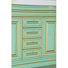 Vena - 75 Тумба с 3 ящ.салатовая/ патина