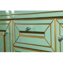 Vena - 75 Тумба с 3 ящ.салатовая/ патина