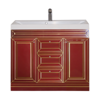 Vena - 90 Тумба с 3 ящ.бордо патина