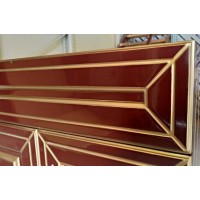 Vena -120 Тумба прямая бордо патина