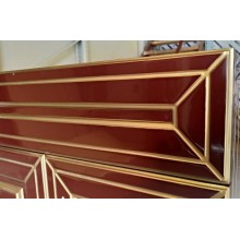 Vena -120 Тумба прямая бордо патина