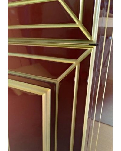 Vena -120 Тумба прямая бордо патина