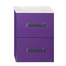 Атланта - 38 тумба подвесная  2ящ. BL - 17M (сиреневый)