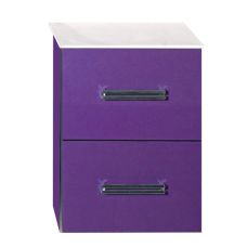 Атланта - 38 тумба подвесная  2ящ. BL - 17M (сиреневый)