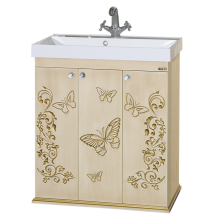 Бабочка - 75 Тумба прямая бежевая патина