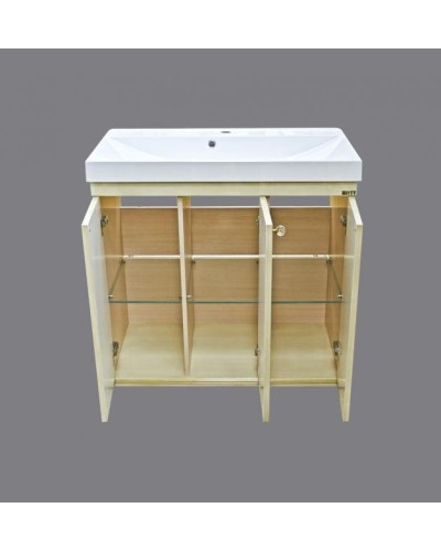 Бабочка - 75 Тумба прямая бежевая патина