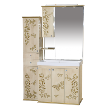 Бабочка - 90 Тумба прямая бежевая патина