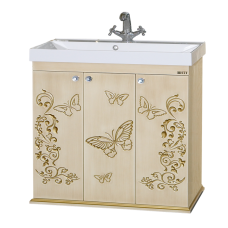 Бабочка - 90 Тумба прямая бежевая патина