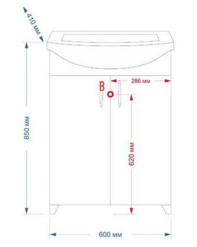 Балтика - 60 Тумба прямая