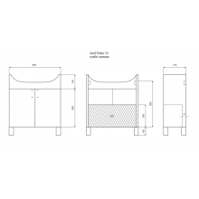 Балтика - 70 Тумба прямая