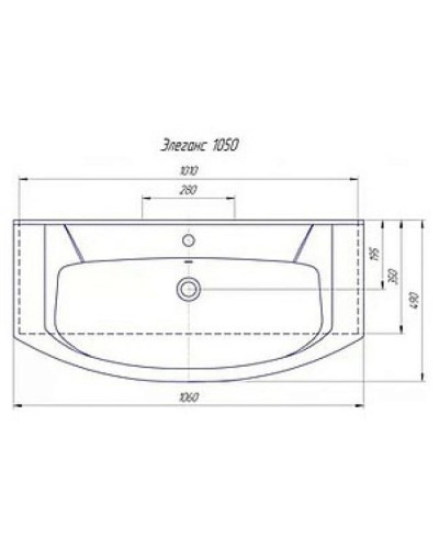Балтика -105 Тумба прямая