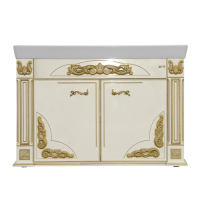 Барокко -120 Тумба прямая бежевая патина