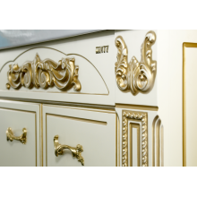 Барокко -120 Тумба прямая бежевая патина