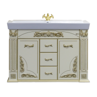 Барокко -120 Тумба с 3 ящ бежевая патина