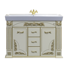 Барокко -120 Тумба с 3 ящ бежевая патина