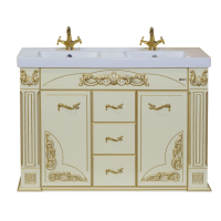 Барокко -120 Тумба с 3 ящ бежевая патина