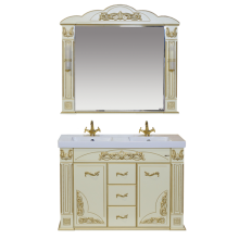 Барокко -120 Тумба с 3 ящ бежевая патина