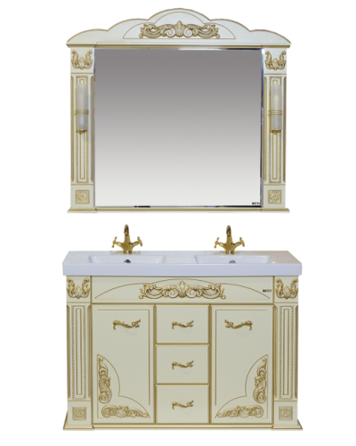 Барокко -120 Тумба с 3 ящ бежевая патина