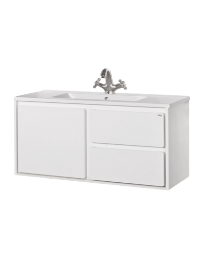 Барселона -105 Тумба подвесная с 3 ящ. белая эмаль