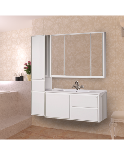 Барселона -105 Тумба подвесная с 3 ящ. белая эмаль