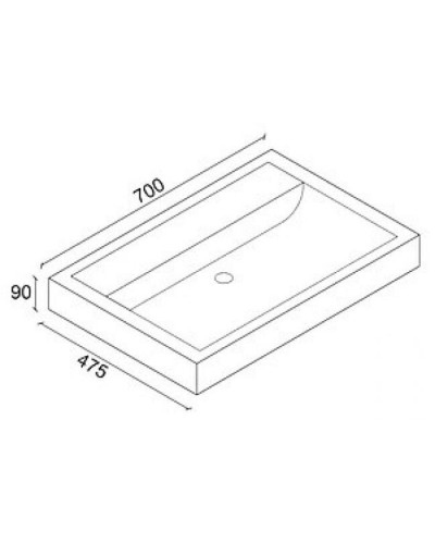 Венера - 70 Тумба с 2 ящ. белая