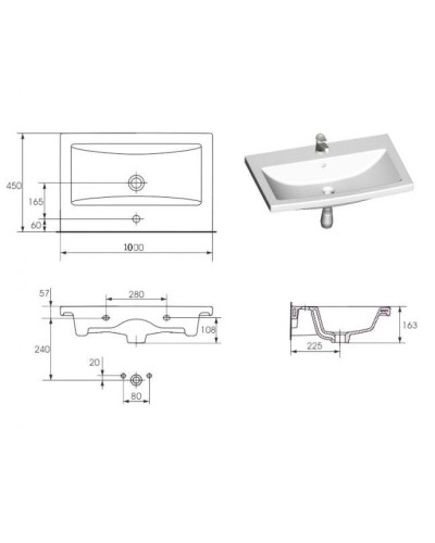 Винтаж -100 Тумба подвесная с 2 ящ. дуб