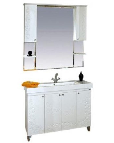 Вирджиния (Бабочка) -105 Тумба прямая комб. венге/бел.плёнка