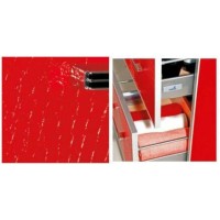 Гранд LUXE - 80 Тумба с 2 ящ. красная кожа CROCO