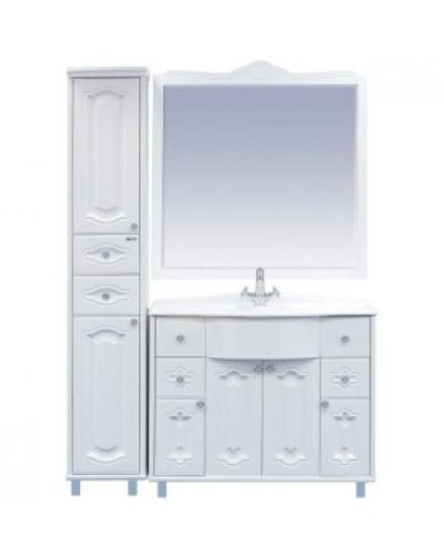 Грация -100 Тумба с 4 ящ.белая