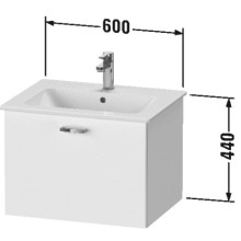 Тумба каштан 60 см Duravit XBas XB603005353