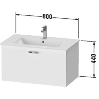 Тумба дуб 80 см Duravit XBase XB603103030