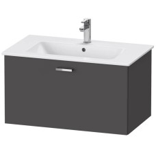 Тумба графит матовый 80 см Duravit XBase XB603104949