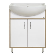 Делла - 60 тумба напольная прямая (ЛДСП/белый)