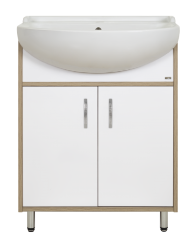 Делла - 60 тумба напольная прямая (ЛДСП/белый)