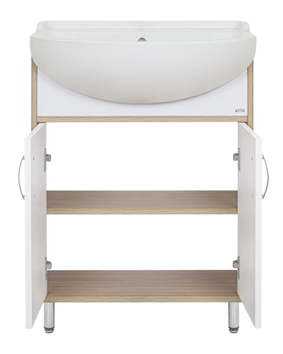 Делла - 60 тумба напольная прямая (ЛДСП/белый)