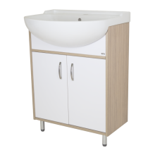 Делла - 60 тумба напольная прямая (ЛДСП/белый)