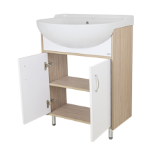 Делла - 60 тумба напольная прямая (ЛДСП/белый)