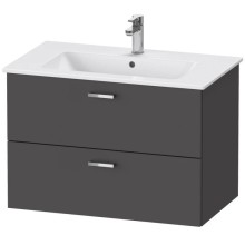 Тумба графит матовый 80 см Duravit XBase XB612104949
