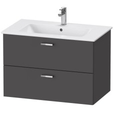 Тумба графит матовый 80 см Duravit XBase XB612104949