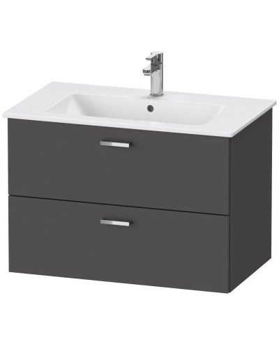 Тумба графит матовый 80 см Duravit XBase XB612104949