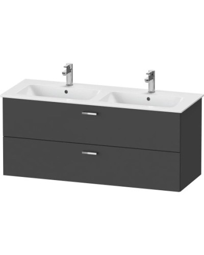 Тумба графит матовый 127,5 см Duravit XBase XB613004949