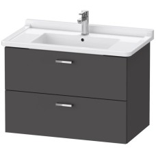 Тумба графит матовый 80 см Duravit XBase XB618604949
