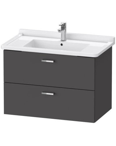 Тумба графит матовый 80 см Duravit XBase XB618604949