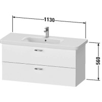 Тумба дуб 113 см Duravit XBase XB619803030